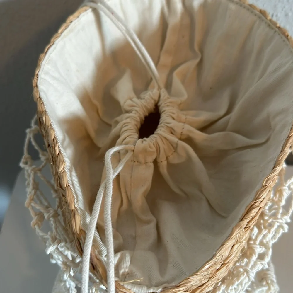 Women Jcrew beach straw bag - Picture 3 of 4